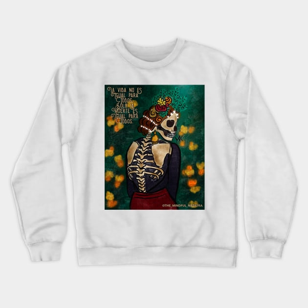 La Catrina Crewneck Sweatshirt by The Mindful Maestra